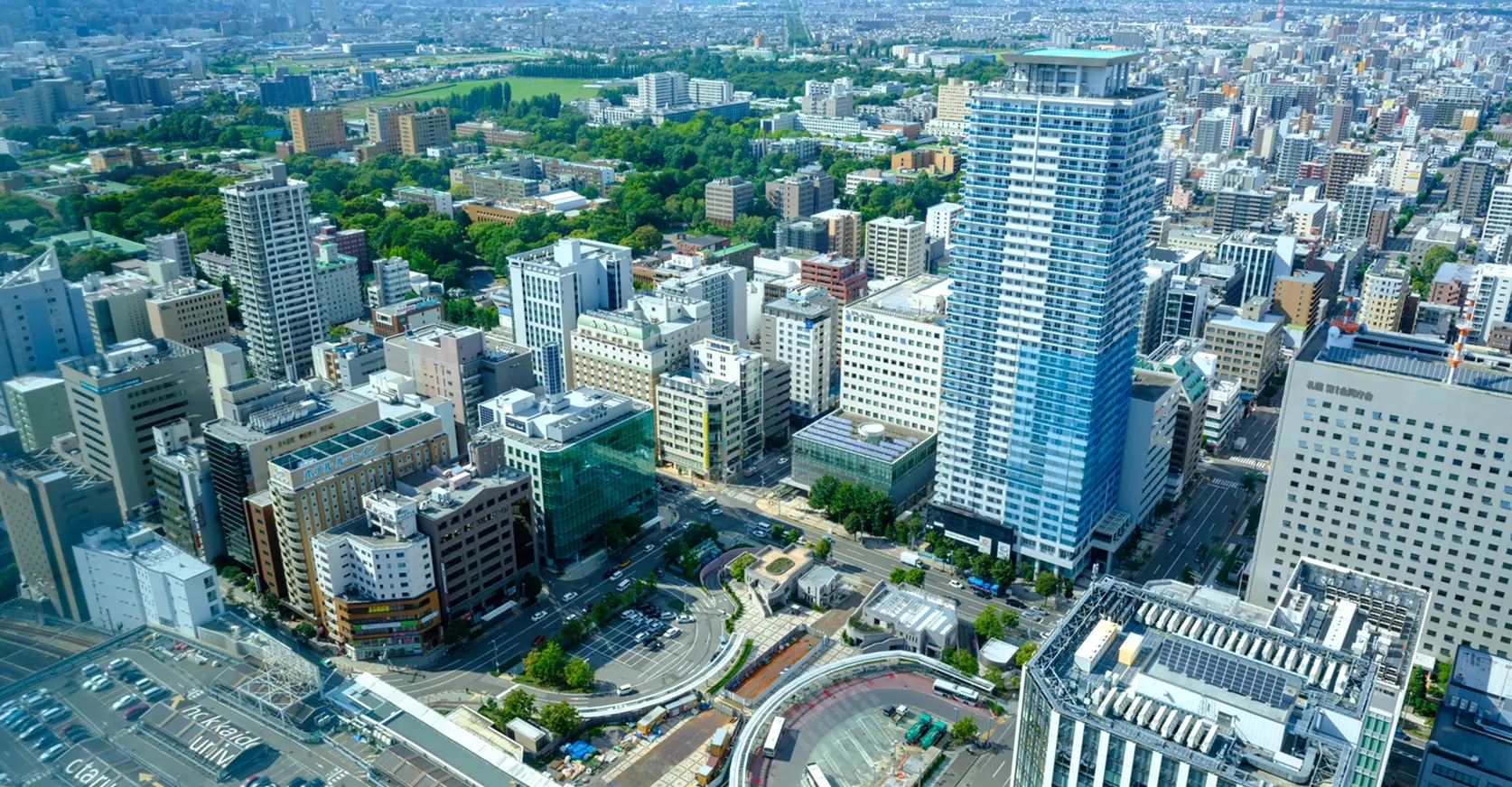 吉田学園の街並み